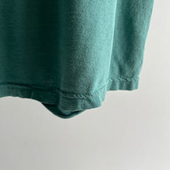 1990s FOTL Jade Green Muscle Tank Pocket T-Shirt