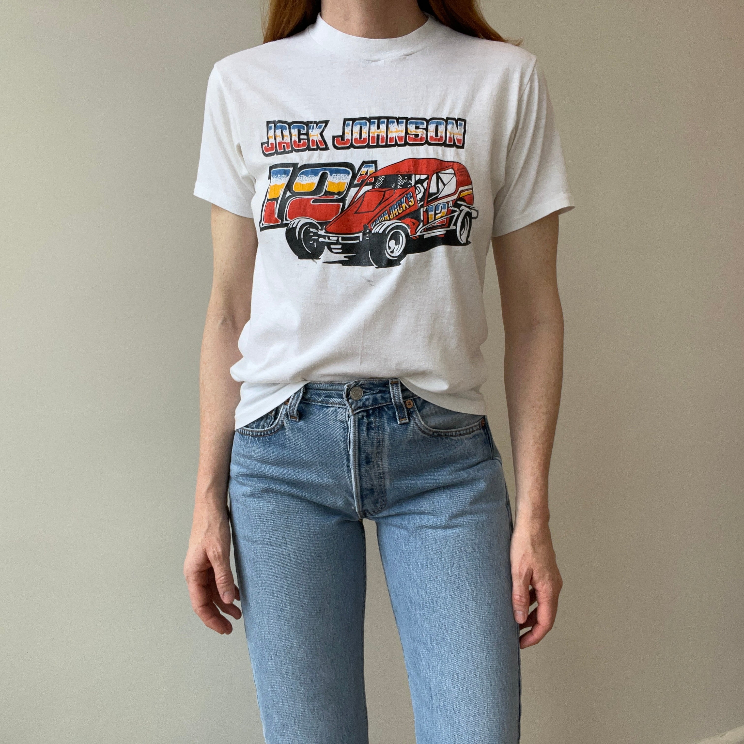 1980s Jack Johnson Drag Racing T-Shirt