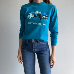 1980s Kittanning, PA Cow Sweatshirt - Yes, Cow Sweatshirt