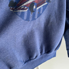 1990s DIY Formula 3 or 4? Race Car Sun Faded Sweatshirt