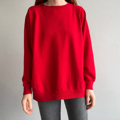 1980s Dream Boat Blank Red Relaxed Fit Sweatshirt - THIS!!!!