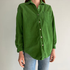 1990s Sasson Corduroy Button Up Shirt - WOWZA