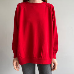 1980s Dream Boat Blank Red Relaxed Fit Sweatshirt - THIS!!!!