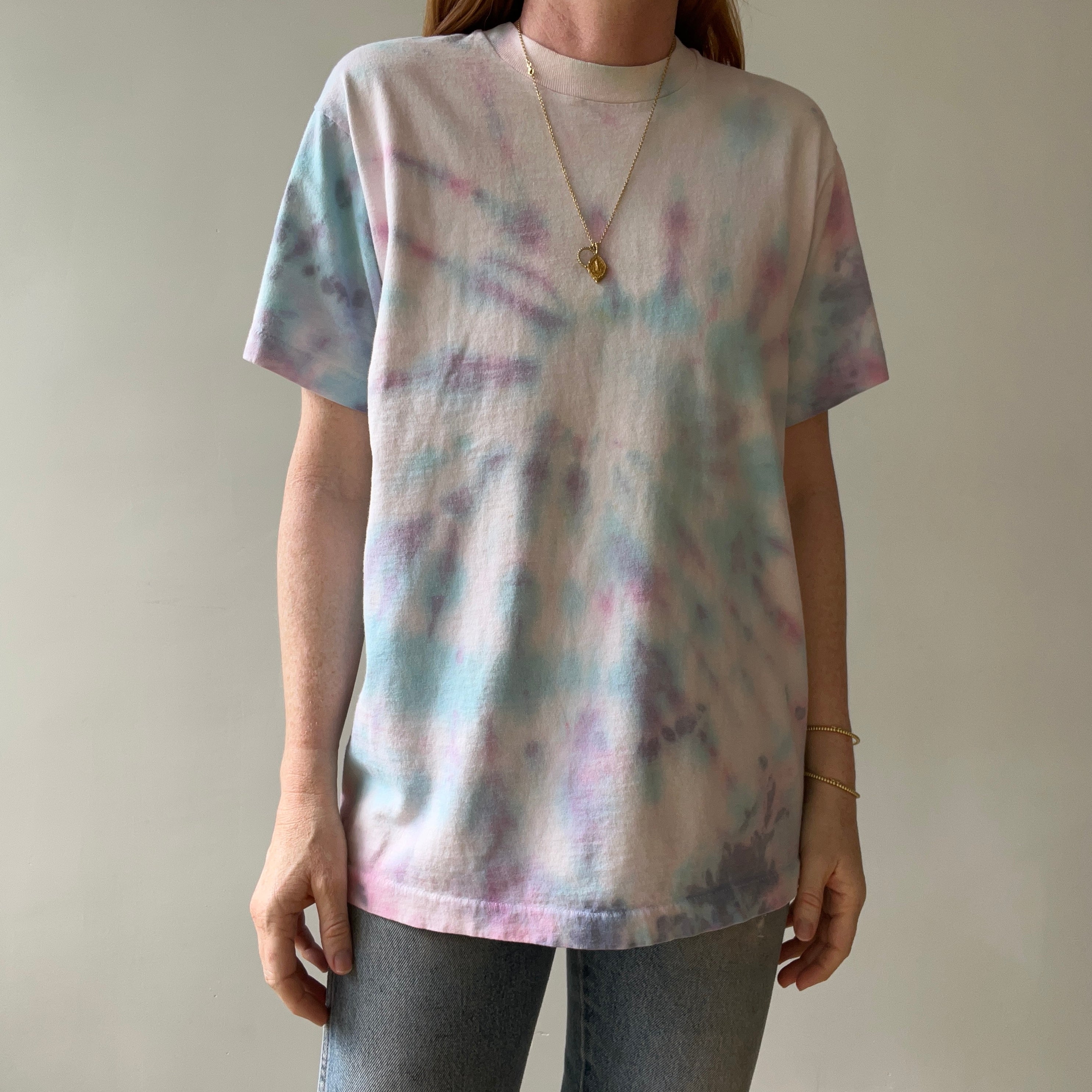 1990s Cotton Candy Tie Dye Shirt