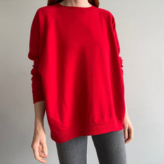 1980s Dream Boat Blank Red Relaxed Fit Sweatshirt - THIS!!!!