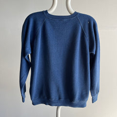 1970s Smaller Paint Stained Mostly Cotton Raglan Sweatshirt - Oh My!