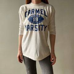 1970s Carmel Varsity Thinned Out Soft and Slouchy Football Shirt - Oh My!