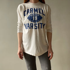 1970s Carmel Varsity Thinned Out Soft and Slouchy Football Shirt - Oh My!