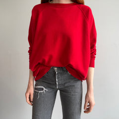 1980s Dream Boat Blank Red Relaxed Fit Sweatshirt - THIS!!!!