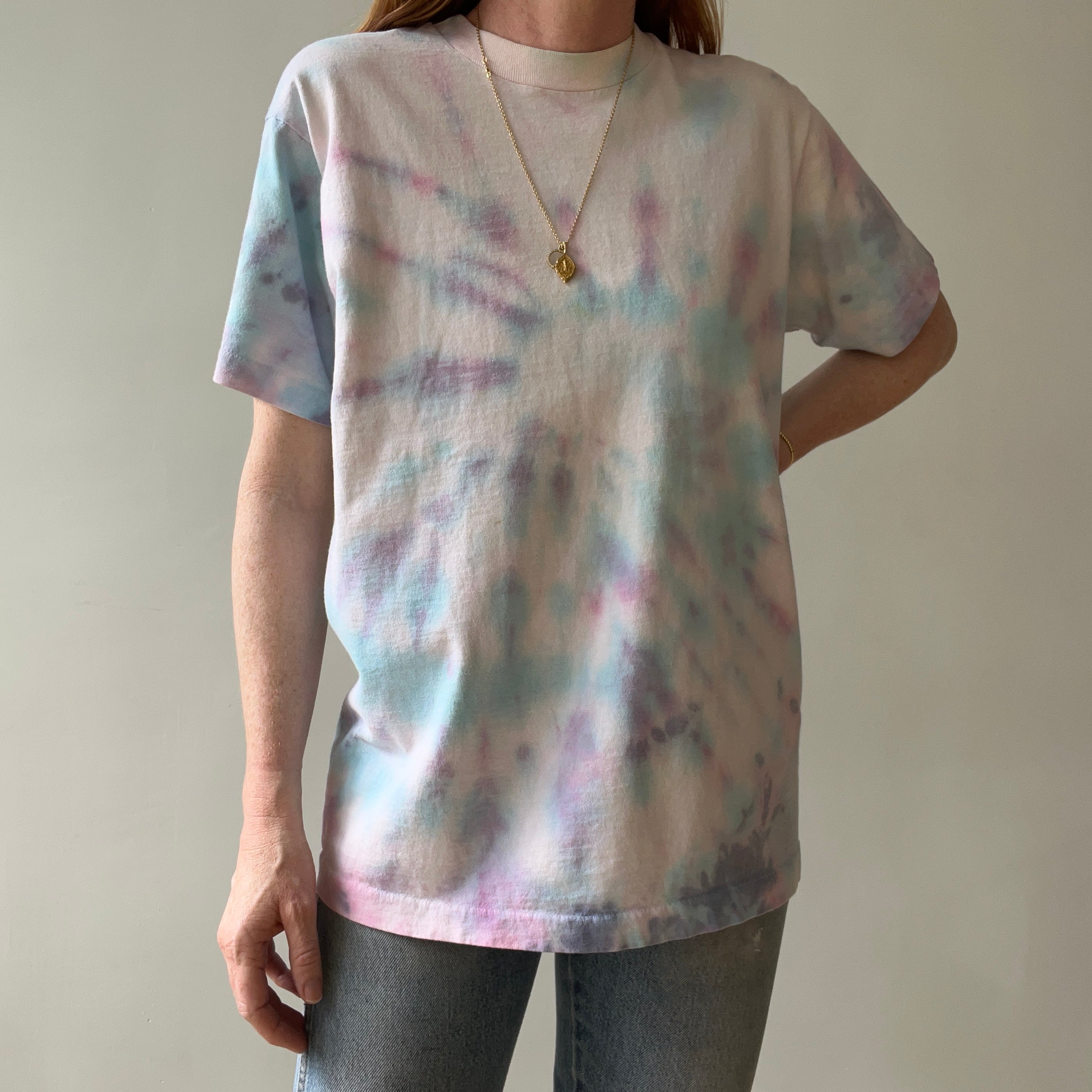 1990s Cotton Candy Tie Dye Shirt
