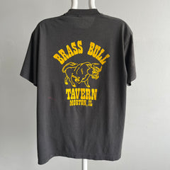1980s Brass Bull Tavern - Morton, Illinois - Rad T-Shirt