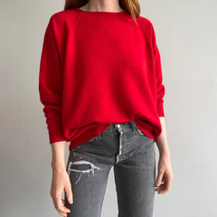 1980s Dream Boat Blank Red Relaxed Fit Sweatshirt - THIS!!!!