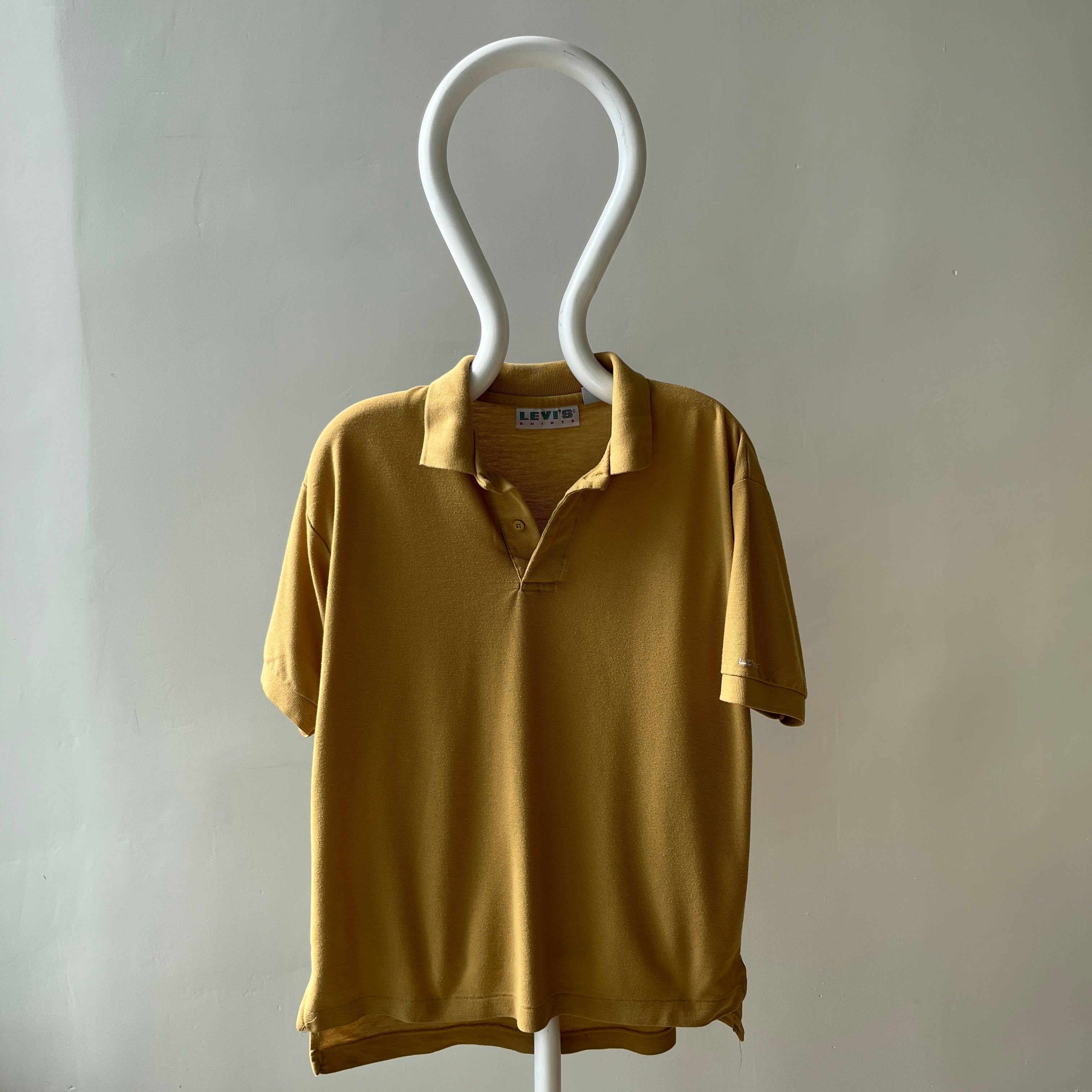 1980s Rusty Gold/Bronze Polo Shirt by Levi's