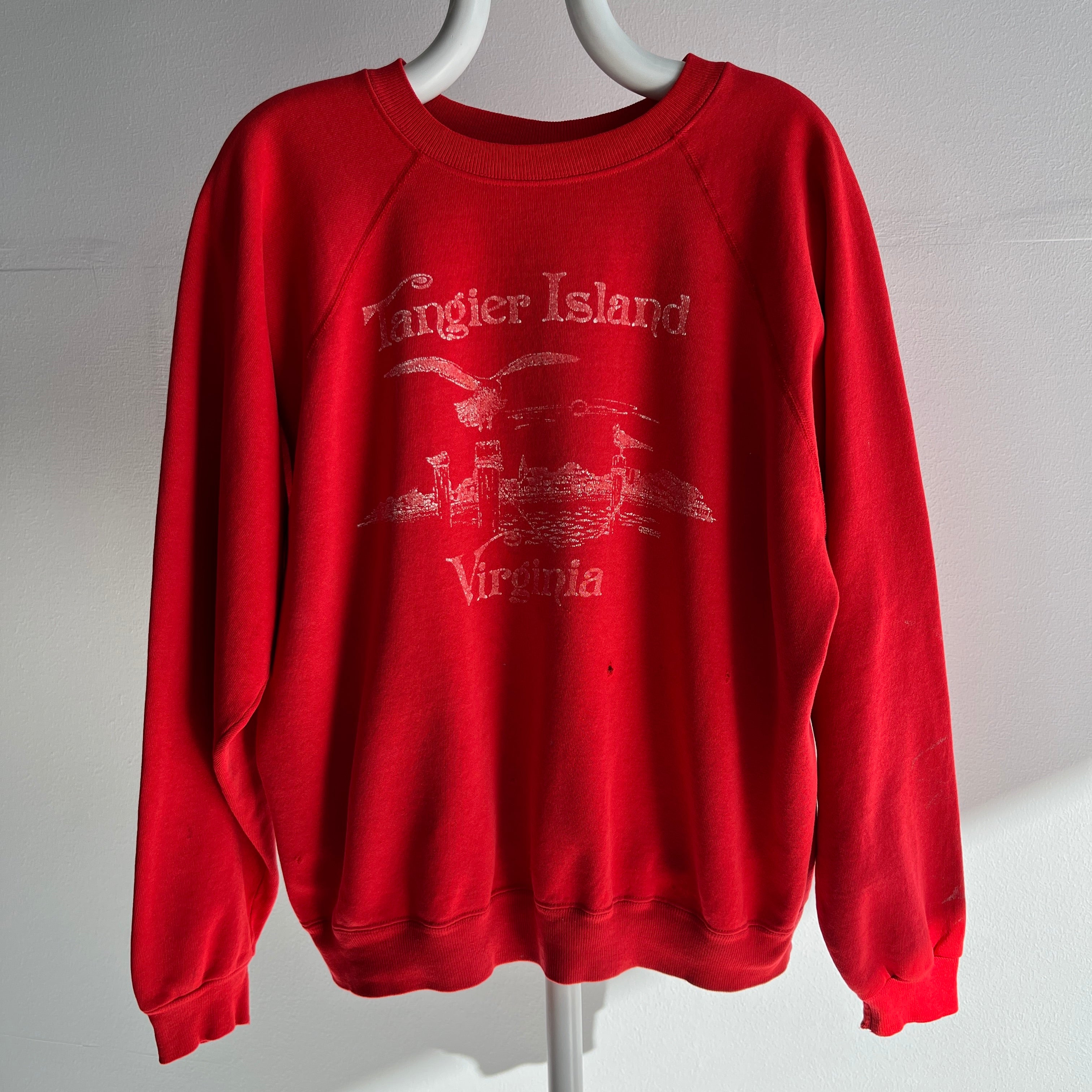 1980s Tangier Island, Virginia Worn Out Sweatshirt