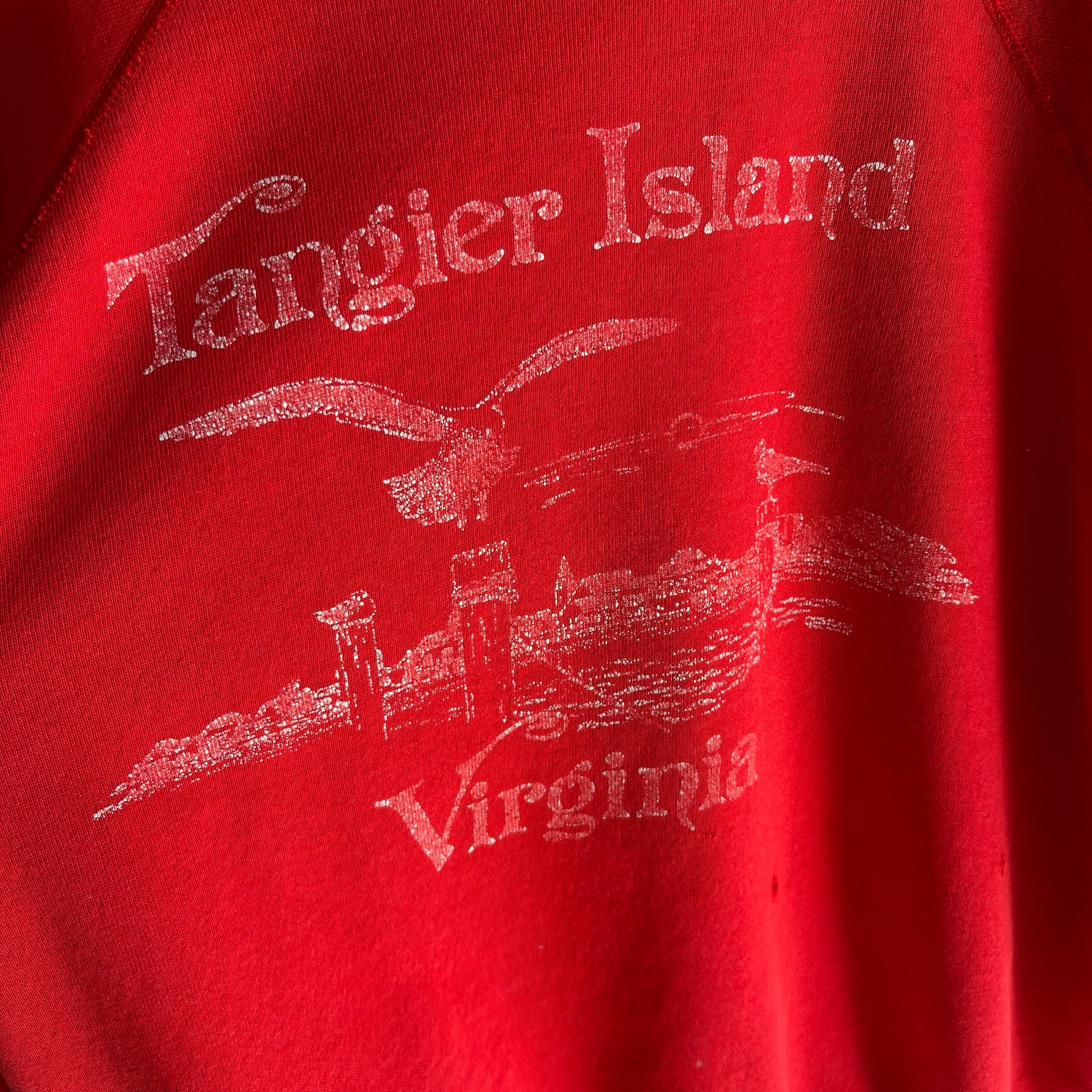 1980s Tangier Island, Virginia Worn Out Sweatshirt