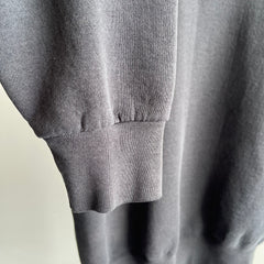 1990s Blank Black Sweatshirt by BVD