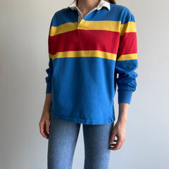 1980s Classic Striped Rugby Shirt