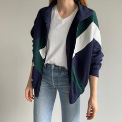 1990s Pony Color Block Super Soft Zip Up with Pockets