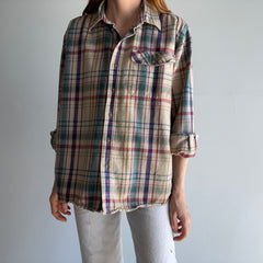 1990s L.L.Bean Single Pocket Cotton Flannel/Shirt - Yes Please!