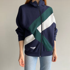 1990s Pony Color Block Super Soft Zip Up with Pockets