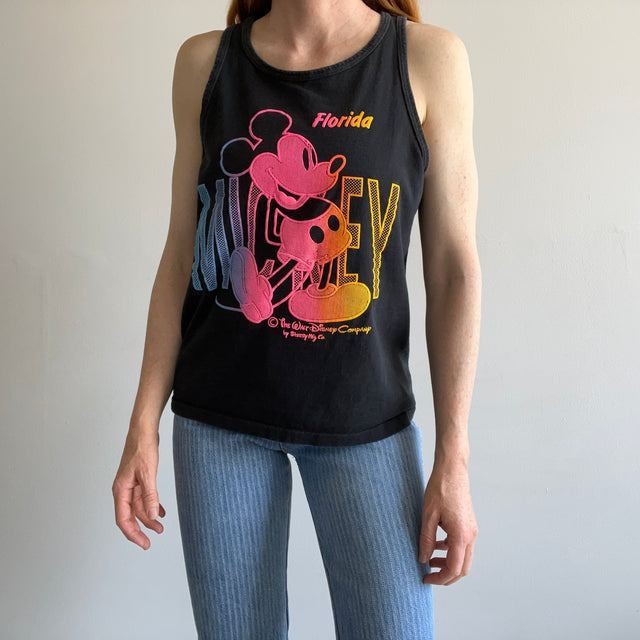 1980s Neon Cotton Mickey, Florida - Tank Top by Sherry's Best