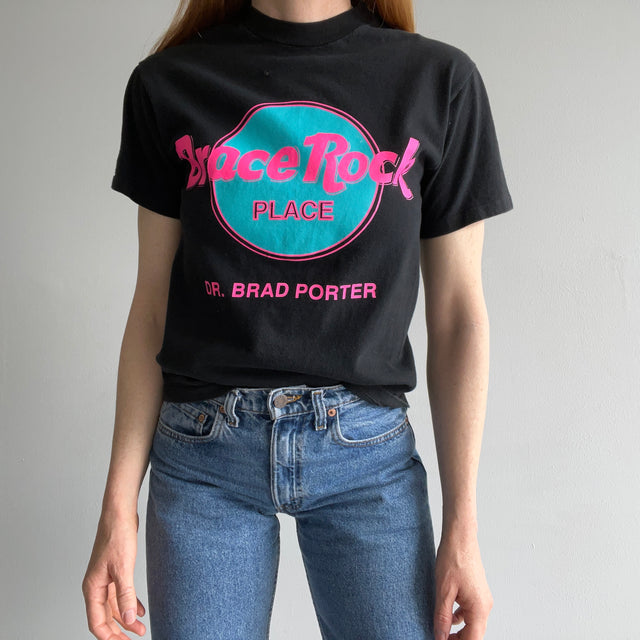 1990s Brace Rock Orthodontist Dad Joke T-Shirt - WOW