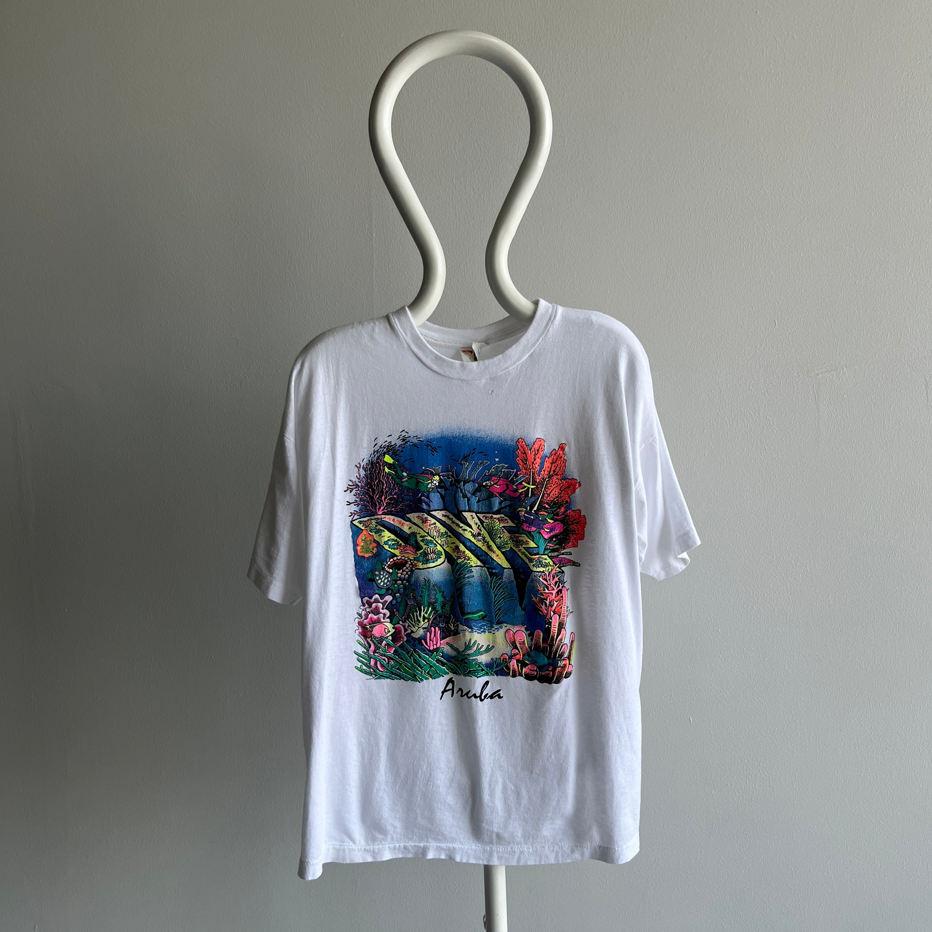 1980s Dive Aruba Cotton Tourist T-Shirt