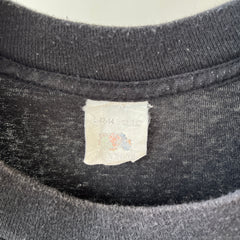 1990s Blank Black Muscle Pocket T Shirt