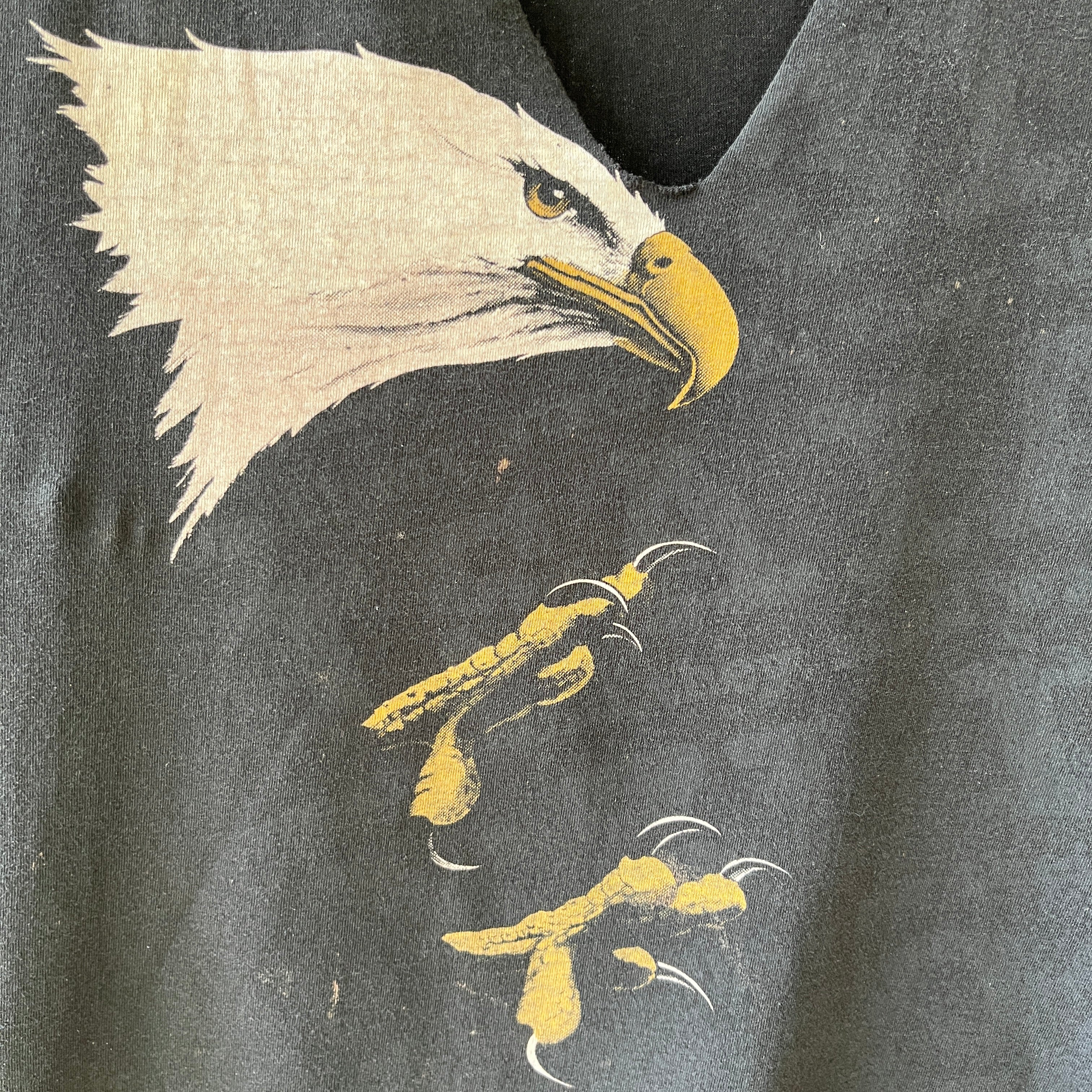 1985 Cut Off Eagle T-Shirt