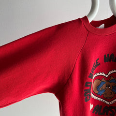 1970/80s Cold Nose, Warm Heart, Alaska Sweatshirt  - OMG