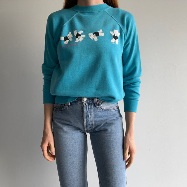 1980s Steamboat Gymnastic Teddy Bears Sweatshirt - OH MY