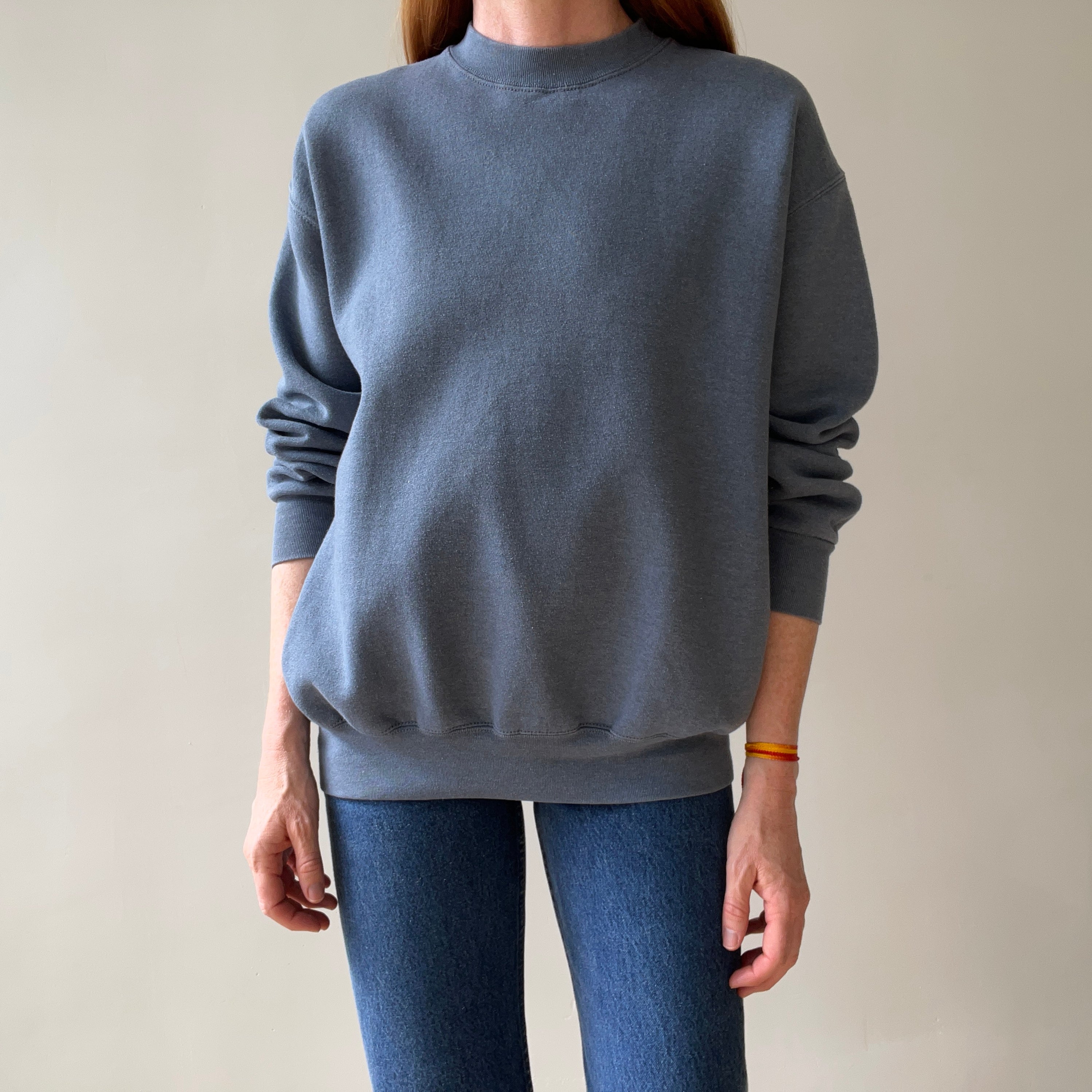 1990s Blank Blue/Grey Sweatshirt