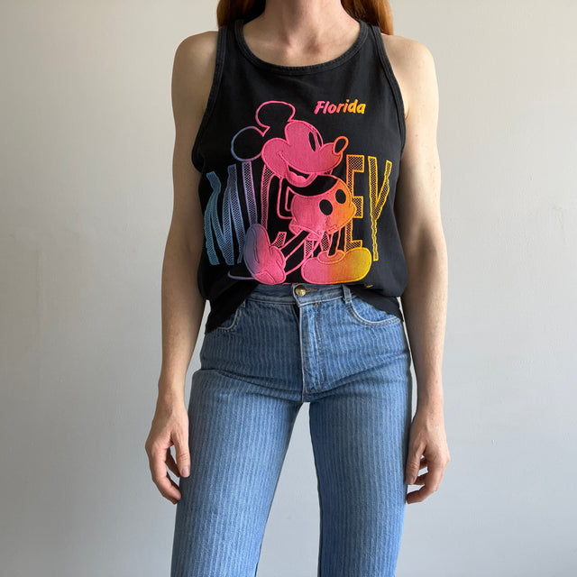 1980s Neon Cotton Mickey, Florida - Tank Top by Sherry's Best