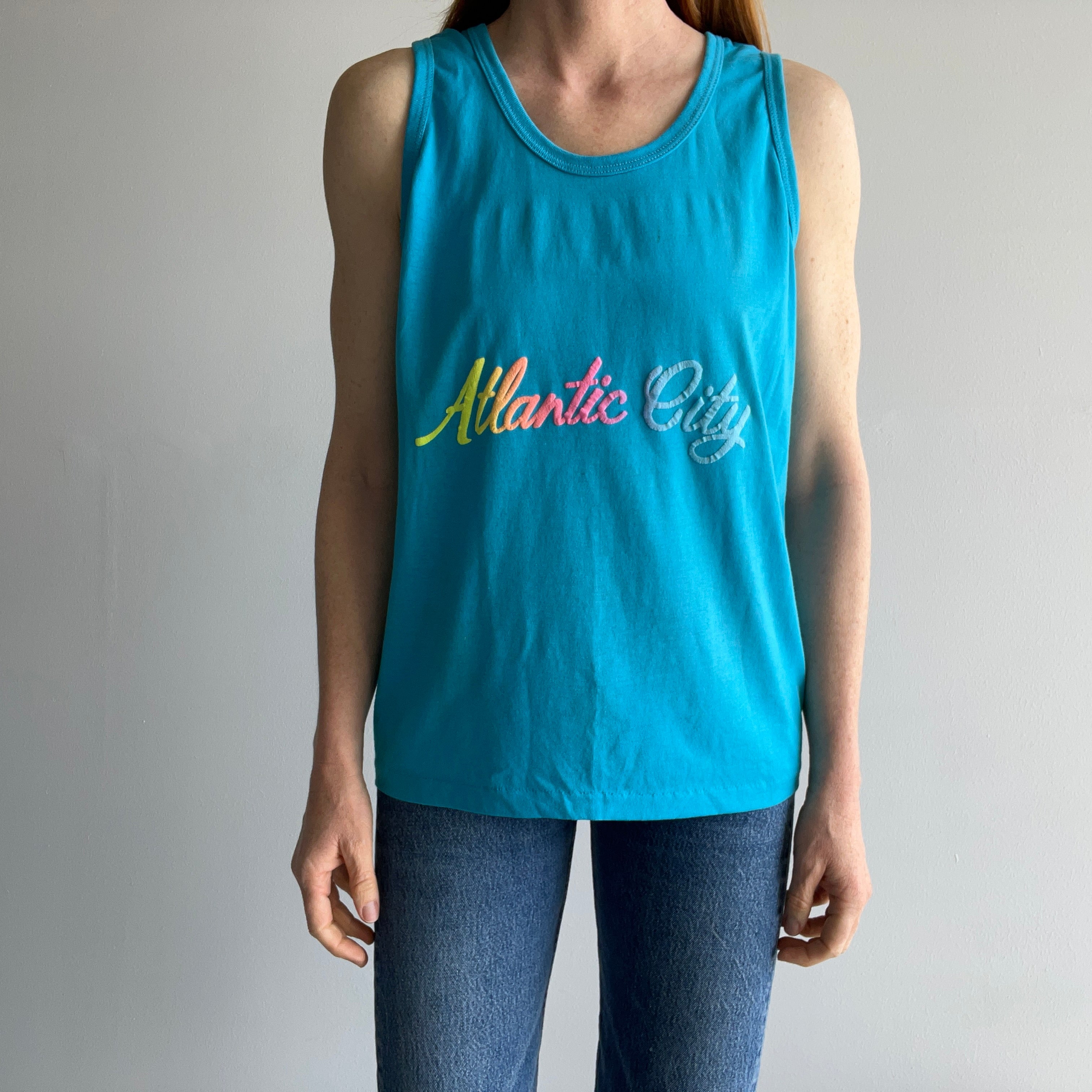 1980s Atlantic City Tank Top by Screen Stars