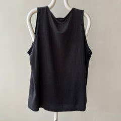 1980s Faded Black Spalding Tank Top