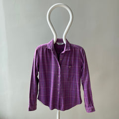 1980s Woolrich Women's Soft Plaid Flannel Shirt