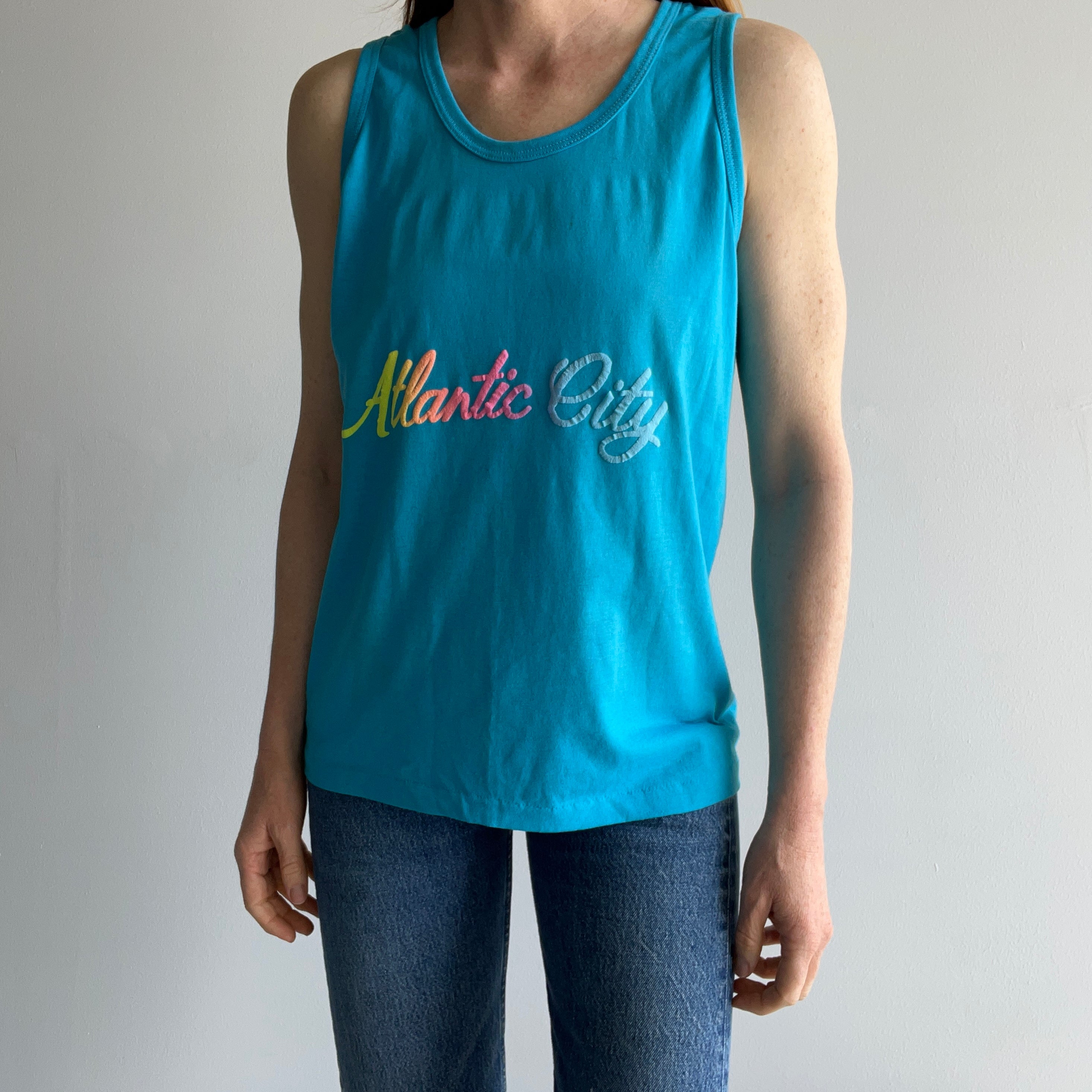 1980s Atlantic City Tank Top by Screen Stars