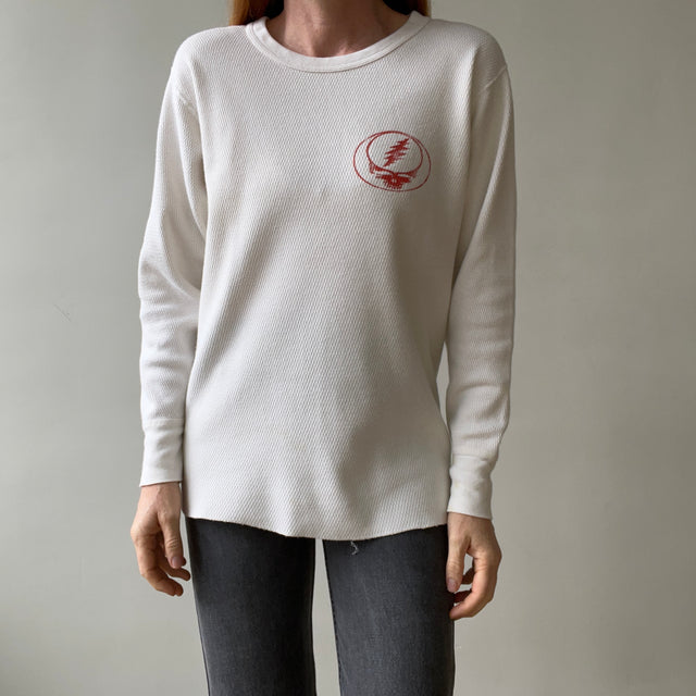 1990s Grateful Dead White Thermal Shirt