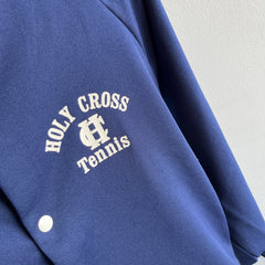 1970s Champion Brand Holy Cross Tennis Snap Up Jacket - Oh My!