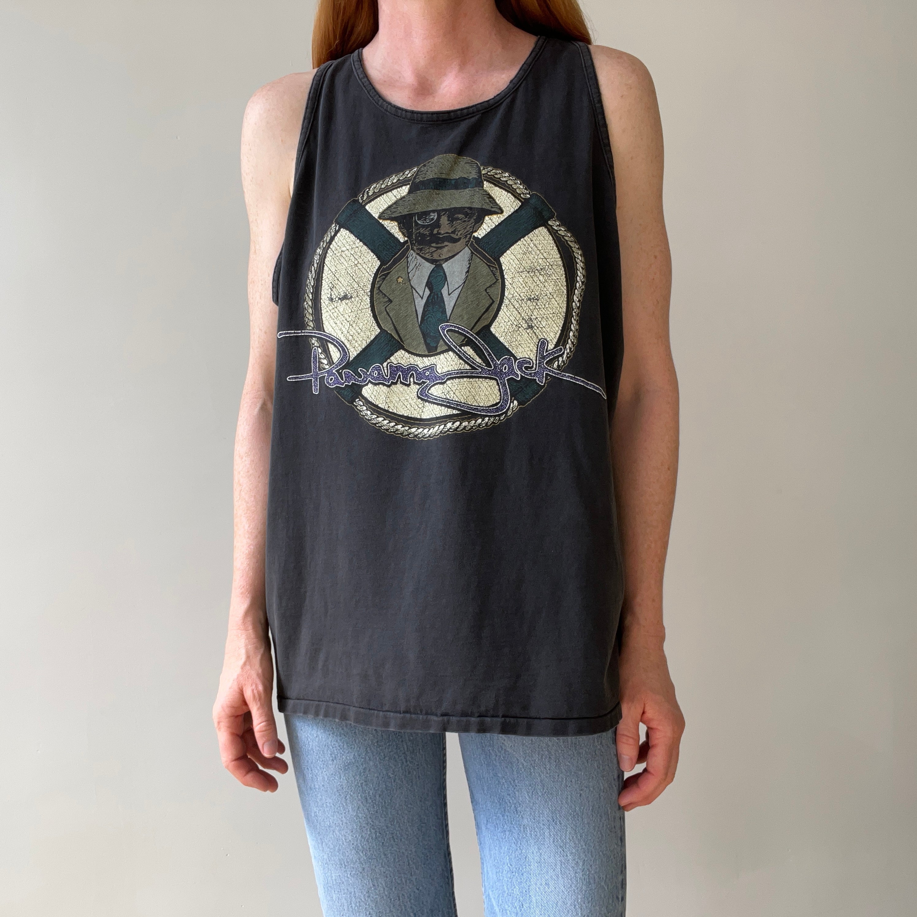 1980s Panama Jack Tank Top