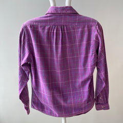 1980s Woolrich Women's Soft Plaid Flannel Shirt