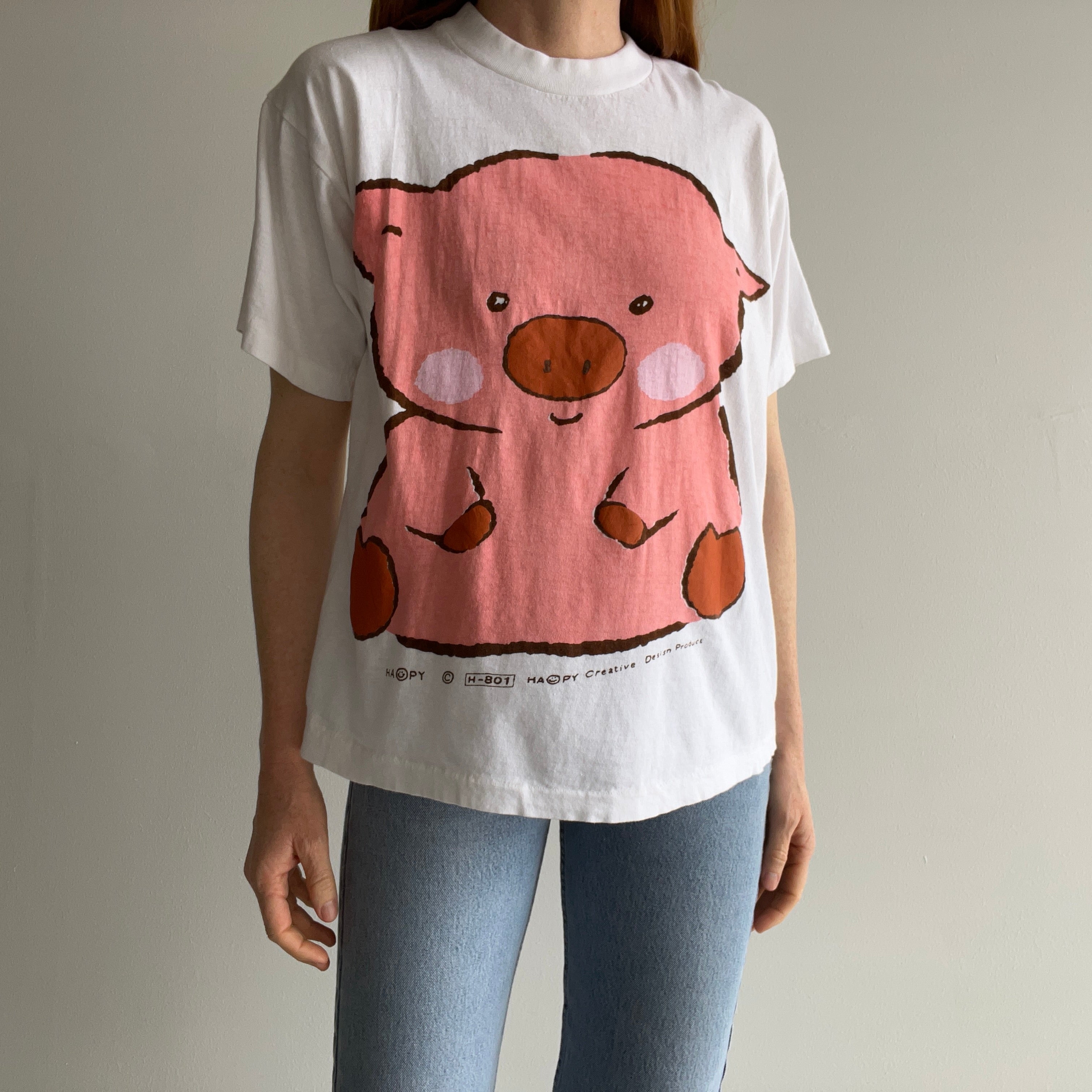 2000s Front and Back Pig T-Shirt