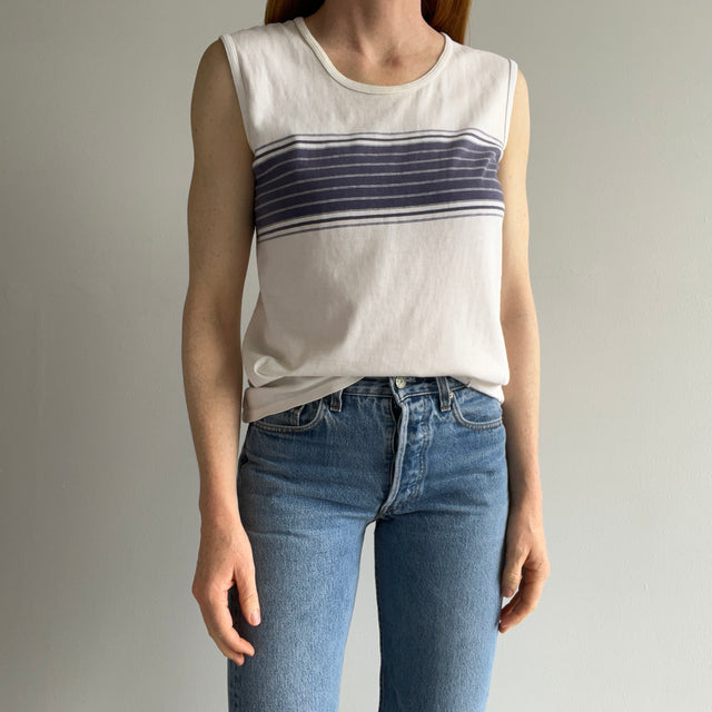 1970s Made in Finland Super Thinned Out Tank Top