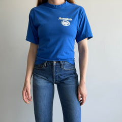 1990s Penn State Fitted T-Shirt with Big Sleeves