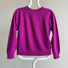 1970s Purple Lightly Beat Up Raglan Sweatshirt