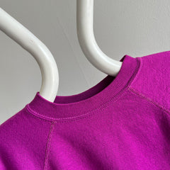 1970s Purple Lightly Beat Up Raglan Sweatshirt