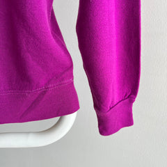 1970s Purple Lightly Beat Up Raglan Sweatshirt