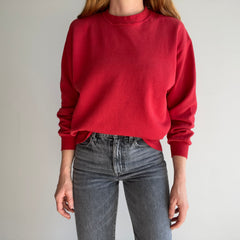 1980/90s Faded Blank Red Sweatshirt