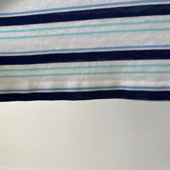 1970s/80s Blue Striped Pocket T Shirt