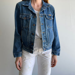 1980s Super Rad Perfectly Worn Rustler Denim Jean Jacket - !!!